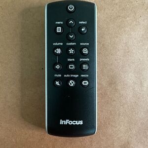 InFocus HW-Navigator-2 Projector Black Remote Control Genuine Tested/Working